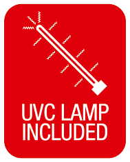 UV-C LAMP INCLUDED